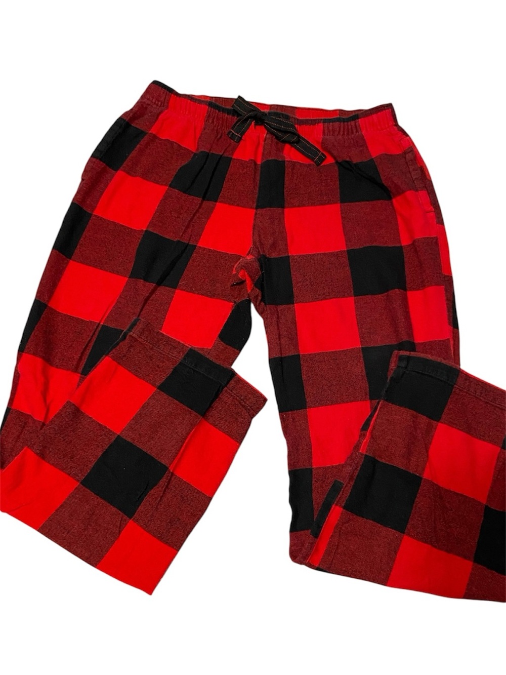 Old Navy Red and Black Buffalo Plaid Pajama Bottoms